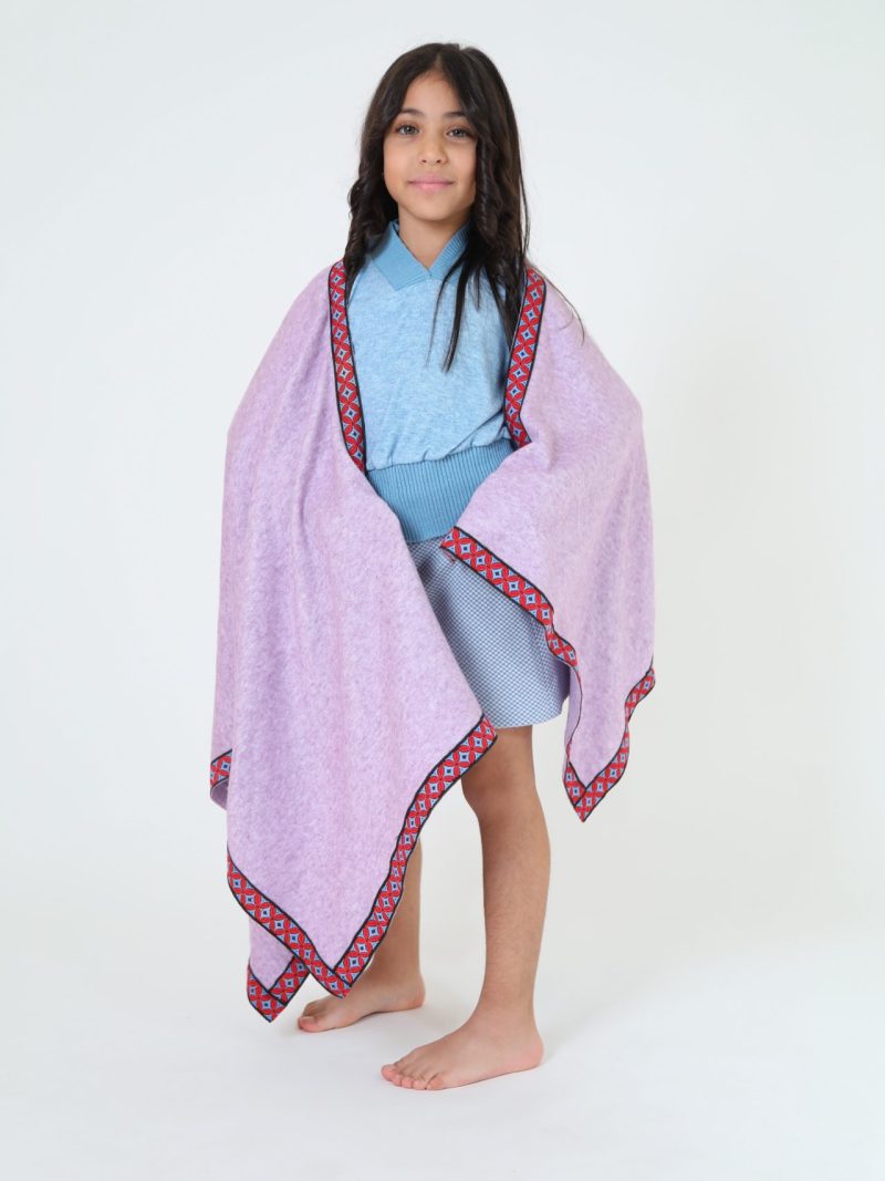 Mini Chic Poncho Lila