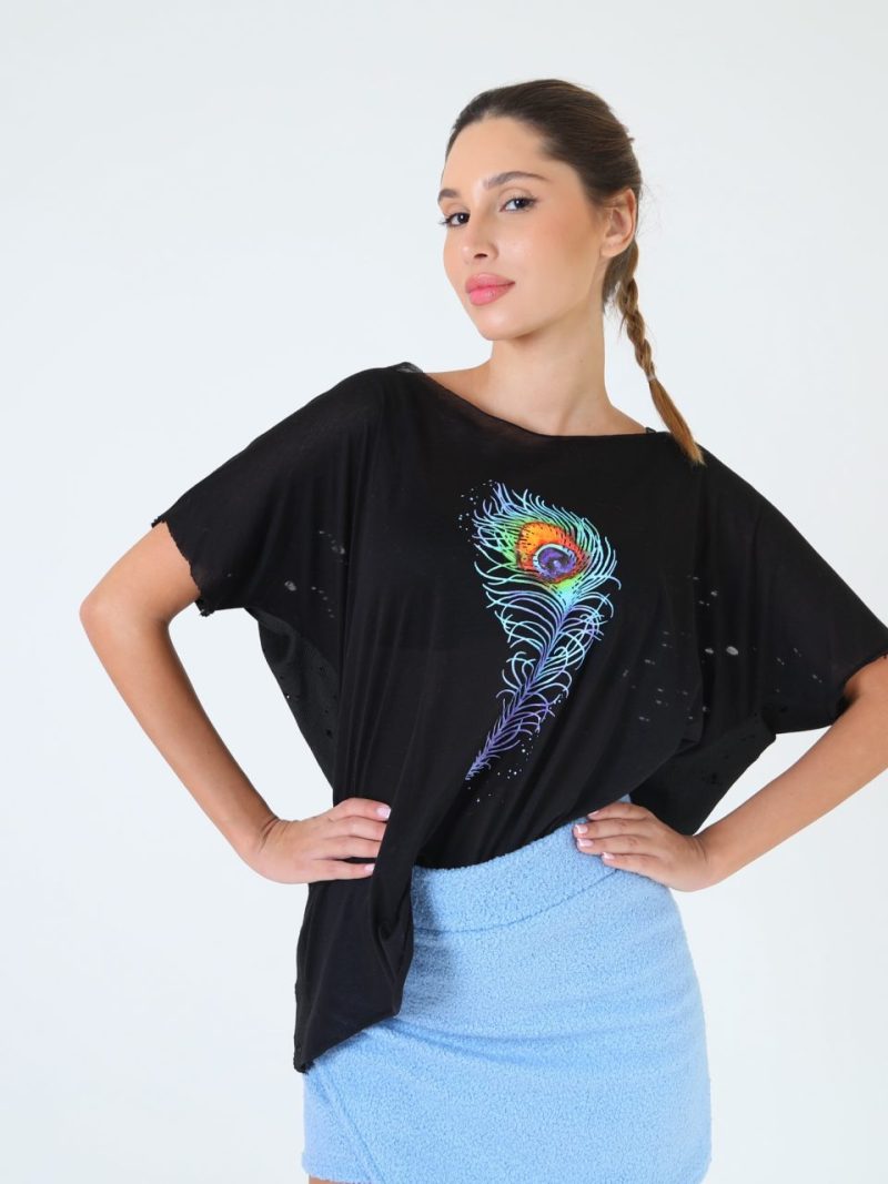 Peacock Feather Top
